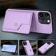 thumbnail image 4 of FOXDOCK Funda para iPhone 14 pro max con Bloqueo RFID - Diseño Elegante con Cierre de Botón, 4 of 5