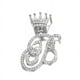 thumbnail image 5 of 1pc Personalized Cursive Initial Pendant Necklace with Cuban Link Chain - Customized Name Monogram Jewelry, 5 of 5