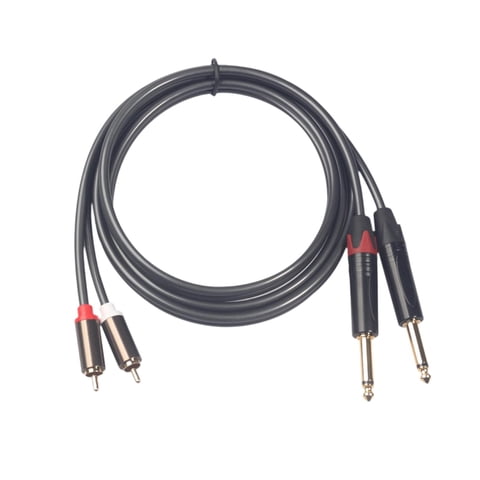 Magideal - Cable De Extensión Guitarra Estable Audio Cable Rca Masculino A Rca Masculino Para Dvd De Micrófono, Tv, Amplificador De Mezcladores De Computadora , 300 Cm