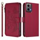 thumbnail image 2 of Funda Cartera Mariposa para [Motorola Moto G35 5G] con Soporte y Cremallera Rojo, 2 of 6