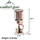 thumbnail image 5 of Calentador de propano sin tanque Dura Heat TT-360 360 grados plateado, 5 of 7