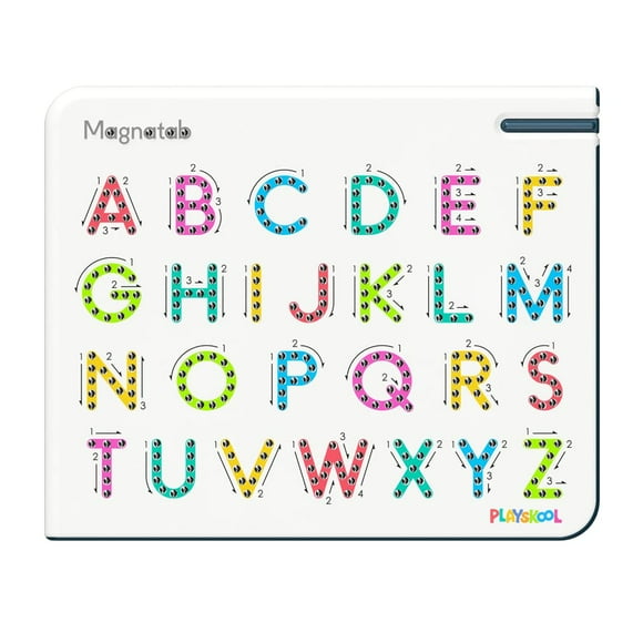 Pizarra magnética de juguete Playskool Magnatab, letra mayúscula de la A a la Z