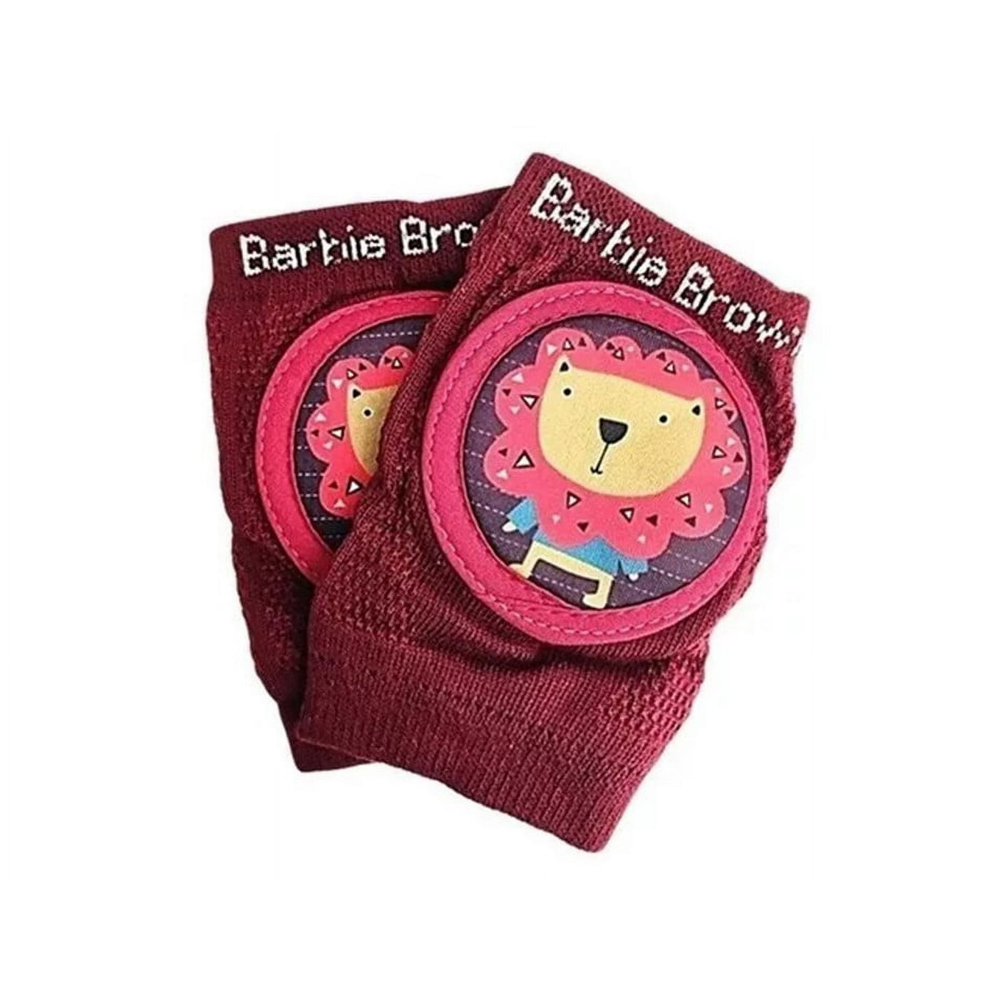 Genérico - Par De Rodilleras Gateo Bebe Antideslizante Transpirable Marrón