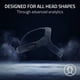 thumbnail image 2 of Cinta para Cabeza de VR Ajustable Razer para Meta Quest 2 de Nylon, 2 of 7