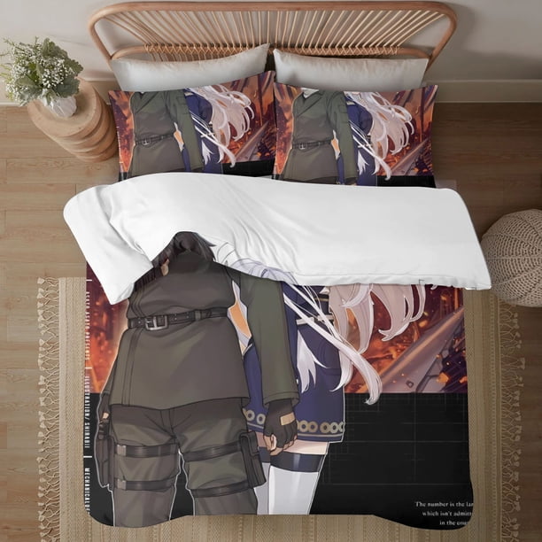 86-Eight Six Soft 3D Printed Duvet Cover Bedding Set with Comforter Cover 3 Piece Set