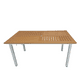 thumbnail image 3 of Mesa de comedor rectangular 160 cm Terraza, Restaurantes, Exteriores Marron, 3 of 6