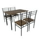 thumbnail image 1 of Juego de comedor 4P Capri Negro 74x70x110 cm, 1 of 6