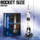 thumbnail image 2 of Bloques De Construcción Cohete Saturn V 40 Cm 613 Piezas, 2 of 7