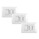 thumbnail image 1 of Pack 3 Tomacorriente Doble 10a + Interruptor Simple 9/12 10a 250v, 1 of 5
