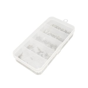 Ioensy - 250 Uds Broche De Pesca Con Mosca 5 Tamaños Sin Nudo Broche Para Moscas Anzuelo Señuelos Jigs Señuelos