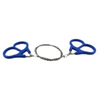 Magideal - Con Anillos Motosierra De Mano Portátil Fácil De Llevar Equipo De Motosierra Ligero Corte Al Aire Libre Cuerda De Alambre De Acero