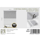 thumbnail image 1 of CORTINA ENROLLABLE DOBLE BLACKOUT GRIS JASPEADA 160X200CM, 1 of 1