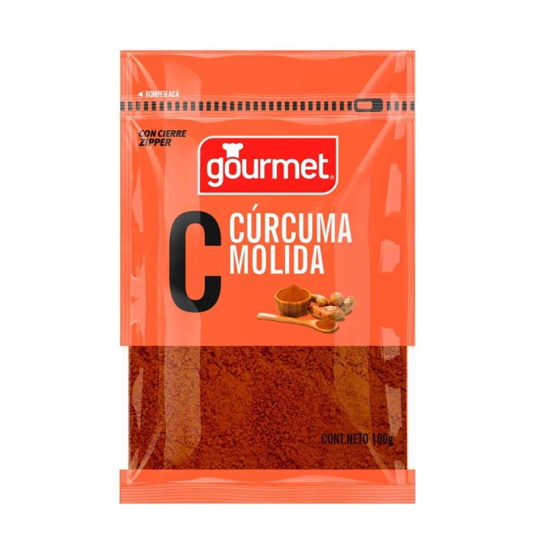 Curcuma Molida Condimentos 100 g Gourmet