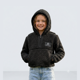 thumbnail image 1 of Polerón Sherpa Kids Crop Top Negro, 1 of 5