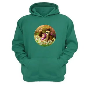 Genérico - Polerón Canguro Macha Verde Aguamarina Talla Xl Unisex