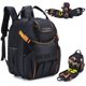 thumbnail image 1 of Mochila para herramientas KSIBNW Heavy Duty para hombre con 45 bolsillos, color negro, 1 of 6
