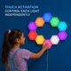 thumbnail image 3 of Luces LED Emberela HEXlights 10 unidades con paneles táctiles sensoriales, 3 of 8