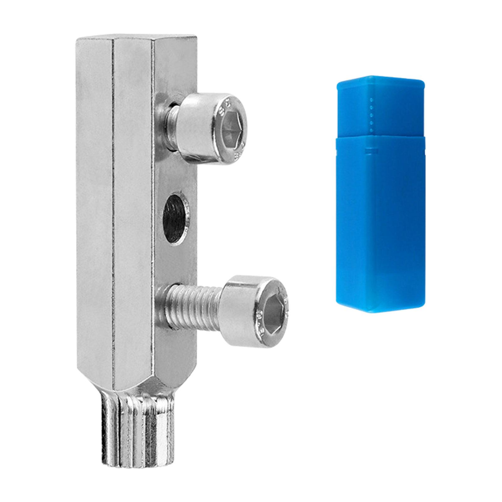 Magideal - Extractor De Tornillos De Cabeza Rota, Llave Para Lavabo De Baño, Fácil Manejo, Herramienta Para Extraer Válvulas De Agua Dañadas, Para Lavabo De Esqu Llave Larga 120 Mm