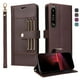 thumbnail image 4 of FOXDOCK Funda tipo Cartera para Sony Xperia 1 III – Cubierta de Cuero PU con Múltiples Ranuras, Bolsillo para Efectivo y Correa de Muñeca, 4 of 6