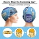 thumbnail image 3 of Olaf presenta Gorro de Natación de Licra, Gorro de Baño de Tela Cómoda, Gorro Elástico Antideslizante para Hombres, Mujeres y Niños, 3 of 6