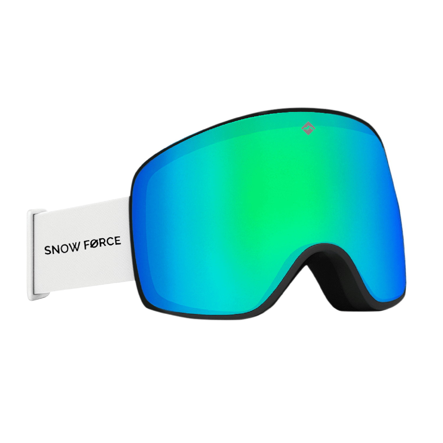 Snow Force - Antiparras Magnéticas Ski & Snowboard North Pole / Verde - Negro - Blanco