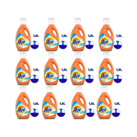 Pack 12 Detergentes Liquido Ace Natural 2 En 1 Concentrado 1.8 Lt Cada Uno.