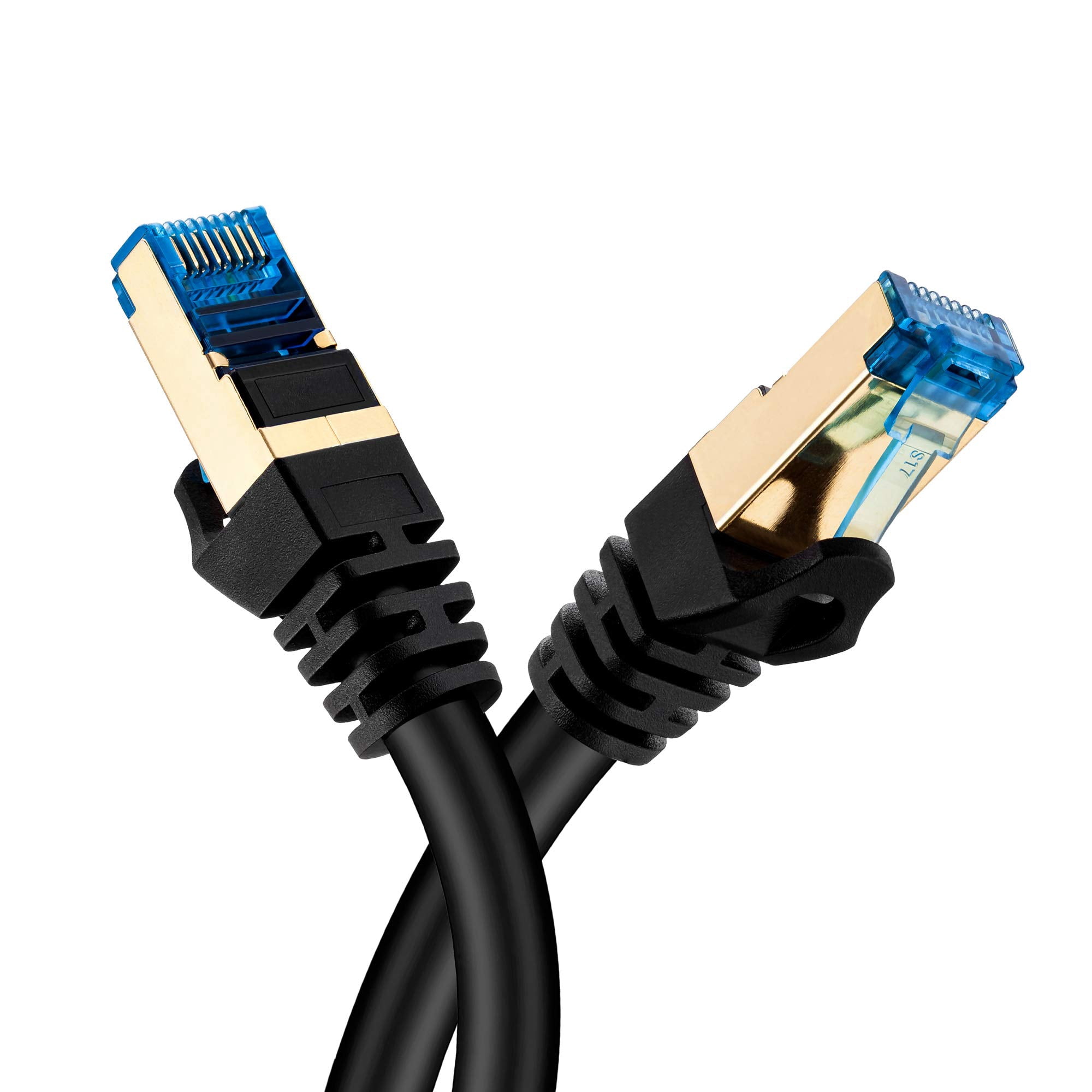Cable Ethernet Hftywy Cat 7 De 20 Pies Y 10 Gbps Para Módem De Pc Y Portátil