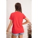 thumbnail image 3 of Polera Mujer Algodon Manga Corta Diseño Corazon 0051, 3 of 3