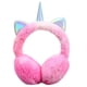 thumbnail image 1 of Orejeras de unicornio de invierno, orejeras cálidas, orejeras de lentejuelas, orejeras lindas, orejeras de felpa cálidas y resistentes al frío, 1 of 4