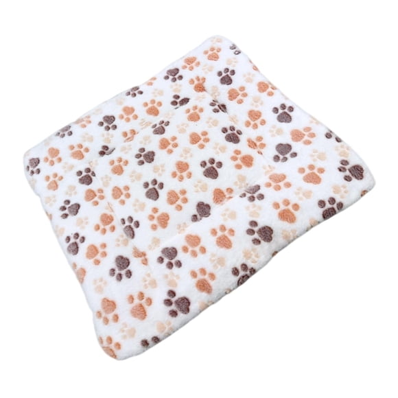 Estera De Cama Suave Para Mascotas Estera De Dormir Para Perros Y Gatos Cojín De Manta Para Jaula De Perrera Blanco