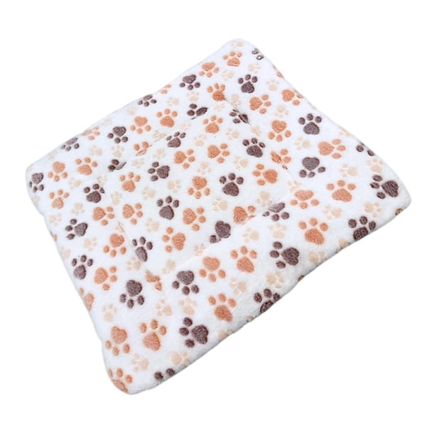 Estera De Cama Suave Para Mascotas Estera De Dormir Para Perros Y Gatos Cojín De Manta Para Jaula De Perrera Blanco