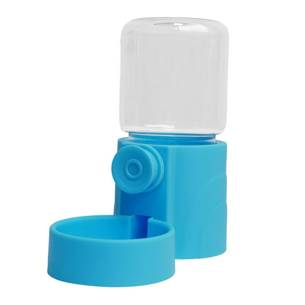 Contenedor De Alimentación Para Gatos Y Perros, Alimentador Automático Para Mascotas, Hámster, Gatito, Gatos Grandes, Dispensador De Agua Azul