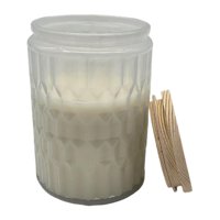 Fliperex - Vela Aromatica Elegante Fragancia Duradera Vaso Diseño Color Blanco