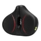 thumbnail image 4 of Asiento de bicicleta Sillín de ciclismo Ancho Impermeable Punta corta Ajuste universal PU Bicicleta estática Asiento de bicicleta cómodo Cojín Sillín Negro Rojo, 4 of 5