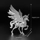 thumbnail image 3 of Kit de maqueta 3D de metal FILASLFT, pequeño unicornio mecánico, 3 of 7