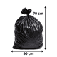 thumbnail image 2 of Bolsas De Basura Negra 50x70 Pack 50 Unidades, 2 of 3