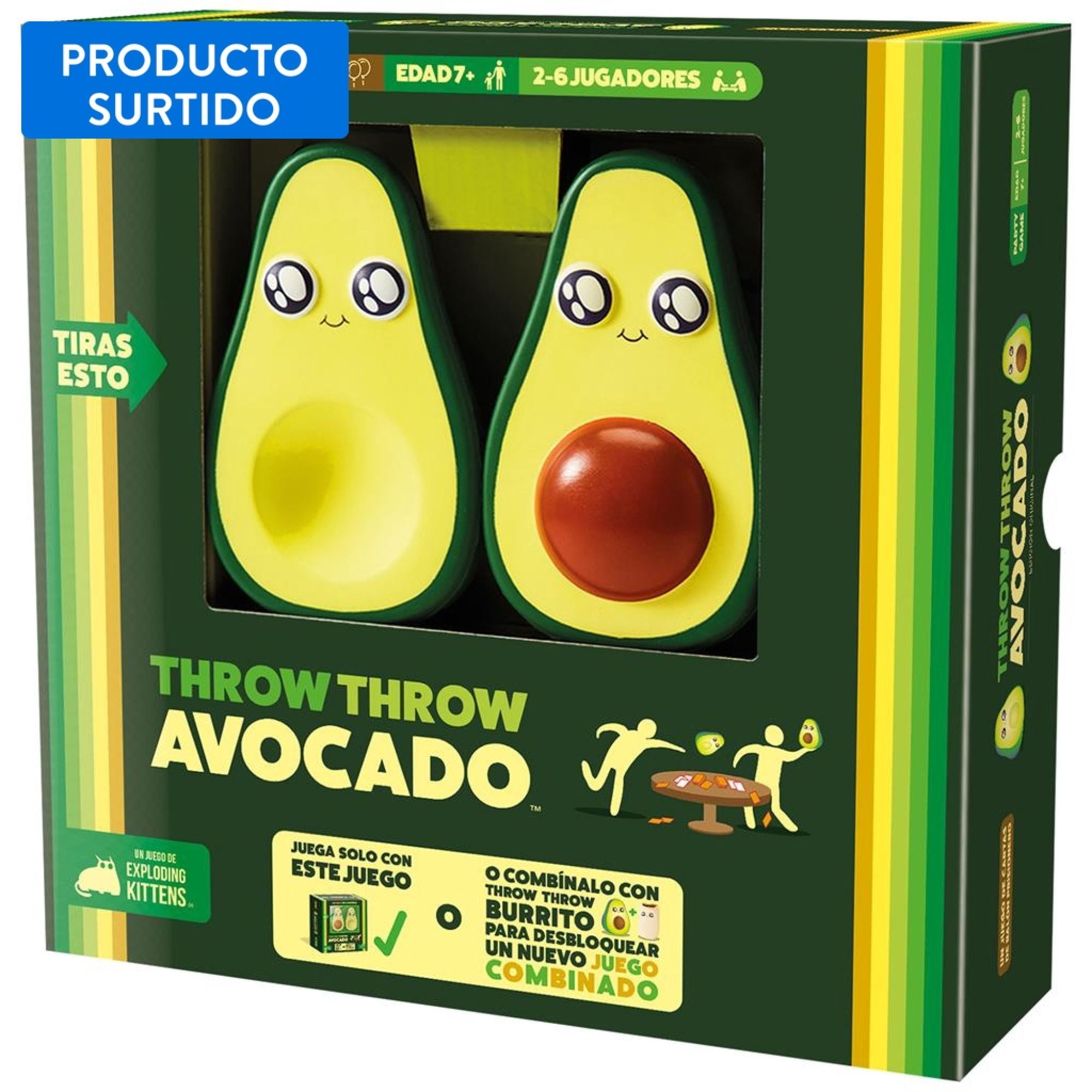 Exploding Kittens - Juego De Mesa Throw Throw Avocado