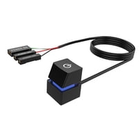 Magideal - Interruptor De Escritorio Con Cable De Extensión Suministros De Computadora Placa Base Interruptor De Encendido Y Apagado Interruptor De Computadora B