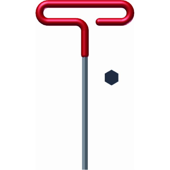 Wrench Eklind 51612, mango hexagonal en T con agarre acolchado de 3/16 pulgadas