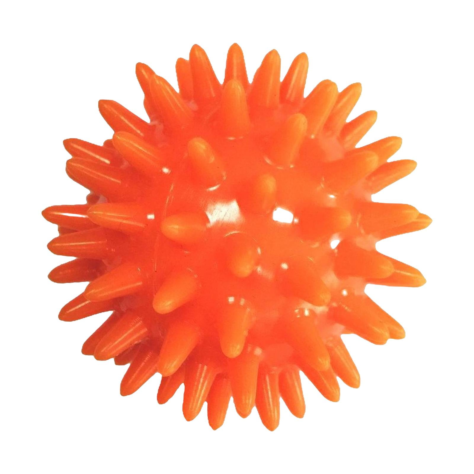 Magideal - Pelota De Masaje Con Púas, Pelota De Ejercicio De 6 Cm De Diámetro, Tamaño De Bolsillo Para Viajes, Pelota De Masaje Para Pies, Rodillo De Masaje Con Naranja