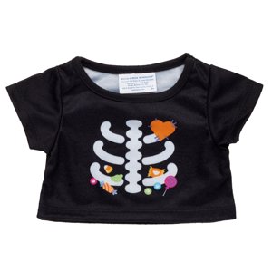 Build A Bear - Polera Esqueleto Negra Build-A-Bear