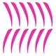 thumbnail image 3 of 12 piezas 3 pulgadas tiro con arco flecha pavo plumas fletchings vanes rosa roja, 3 of 5