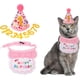 thumbnail image 1 of Set de Gorro y Bandana de Cumpleaños para Gato ADOGGYGO, 1 of 3