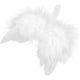 thumbnail image 2 of 10 mini alas de ángel guardián blancas con plumas, adorno colgante para árbol de Navidad, ideal para fiestas y bodas., 2 of 8