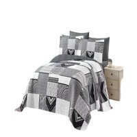 Genérico - Cubrecama Verano Quilt Delgado King 250 X 270 Cm