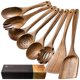 thumbnail image 1 of Juego de Utensilios de Madera de Acacia Hefild – 8 Piezas, 1 of 5