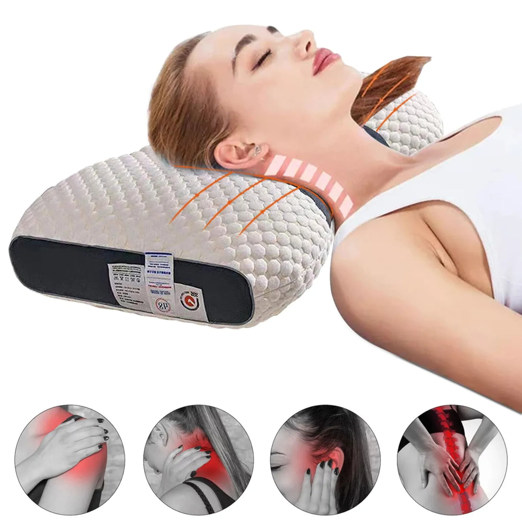 Movi - Almohada Ortopédica Cervical Descansa Mejor Despierta Sin Dolor
