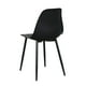 thumbnail image 4 of Silla Deco Plastico Patas Metálicas Igor 45*53*83 Negra, 4 of 5
