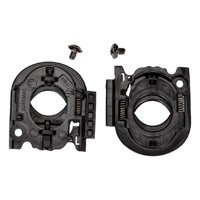 Magideal - 2 Piezas De Base De Escudo De Visera De Casco, Fácil Instalación, Piezas De Reparación Resistentes, Repuestos Para Base De Lente De Visera De Mt-V-28B