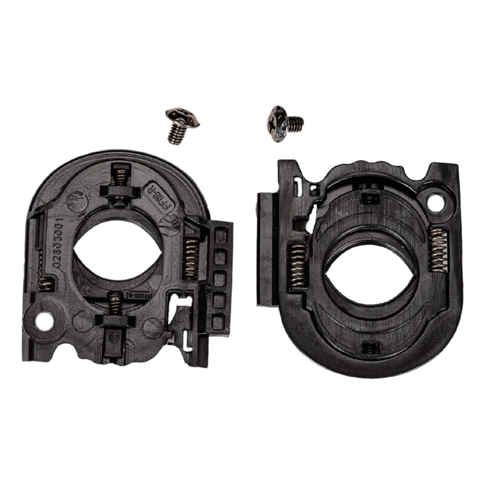 Magideal - 2 Piezas De Base De Escudo De Visera De Casco, Fácil Instalación, Piezas De Reparación Resistentes, Repuestos Para Base De Lente De Visera De Mt-V-28B